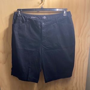 St. John’s Bay Black Bermuda Shorts